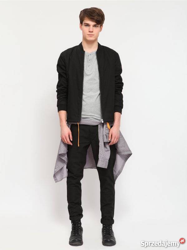 Szary Tshirt męski Troll Olkusz