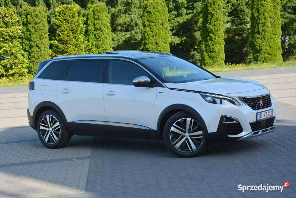 Peugeot 5008 GT Pack Focal Biał Perła Skóry klimatyzacja 5008 mazowieckie Ostrów Mazowiecka