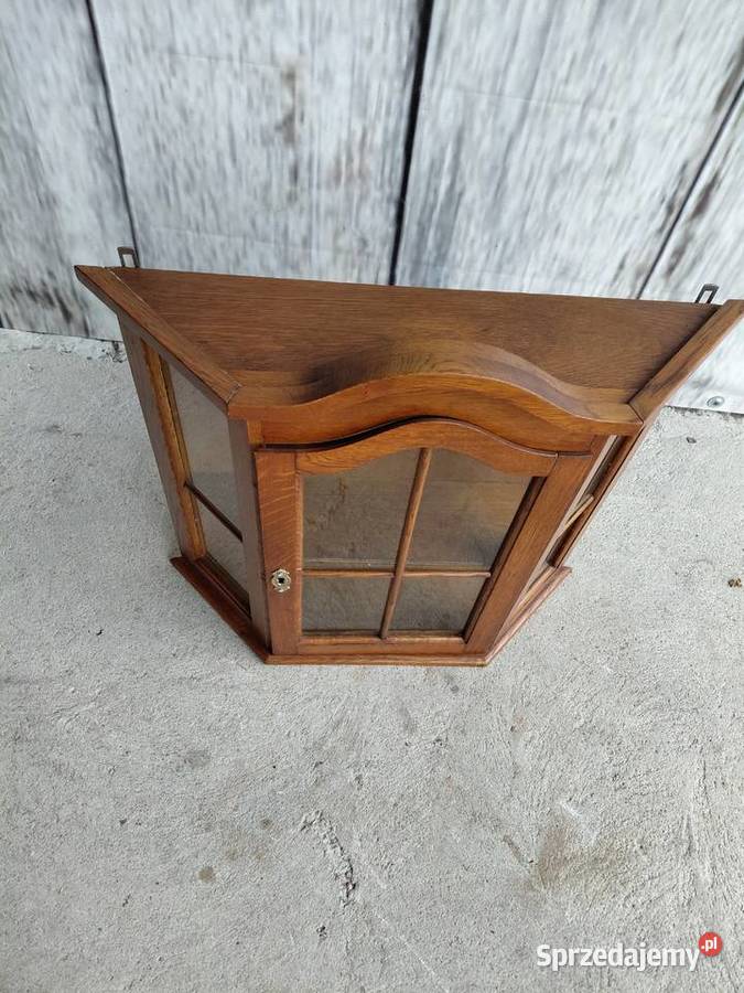 Witrynka gablotka drewniana wisząca 327 Kredensy i witryny