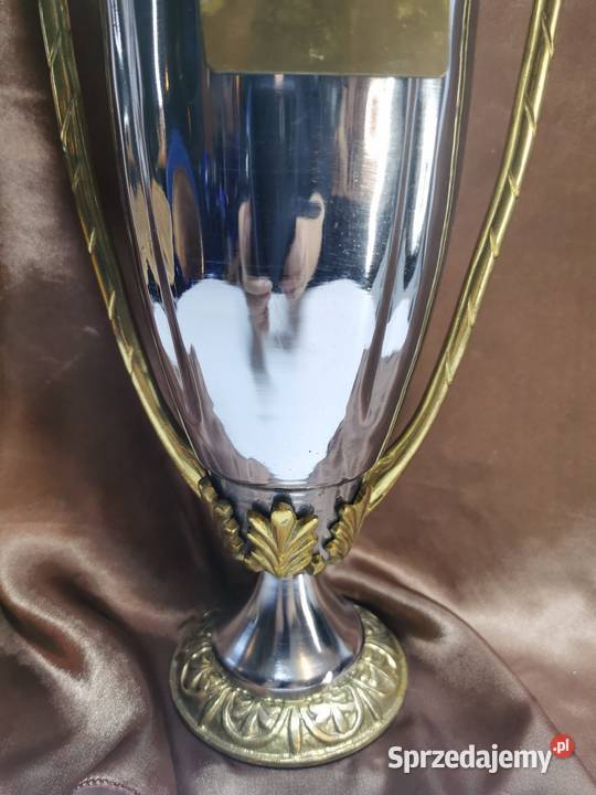 Puchar z okuciem mosiężnym PRL lubelskie Lublin