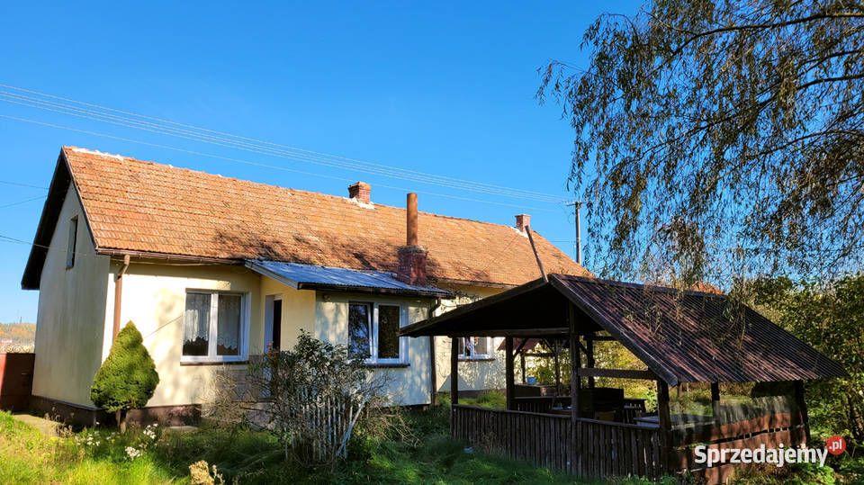 Dom 80 m2 na działce 2677 m2 SkrzypiówPińczów 80m2 świętokrzyskie Mozgawa