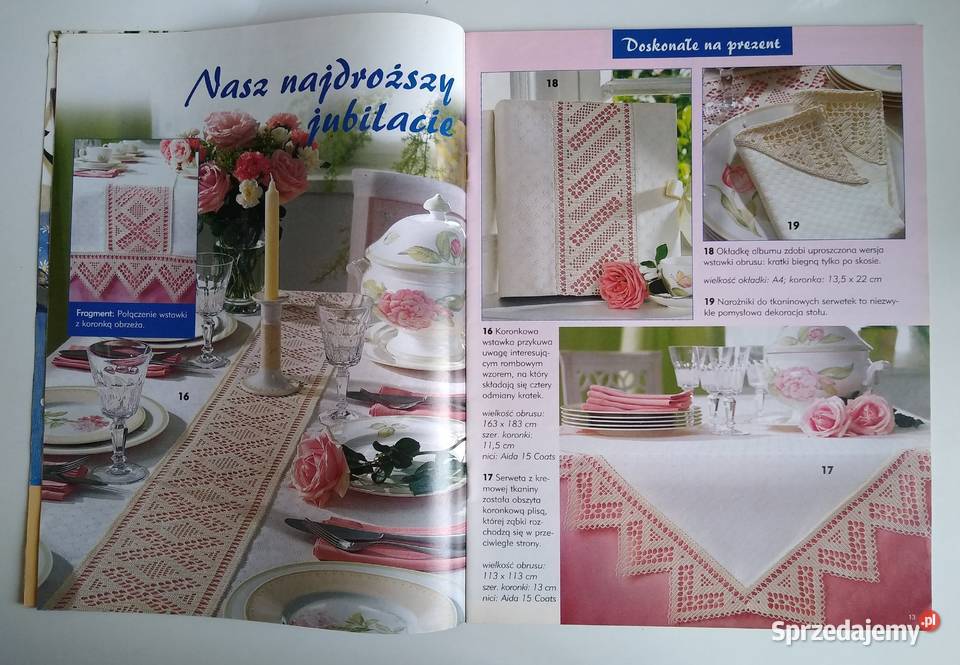 Szydełkowanie 42010 koronki i obrusy szydełko