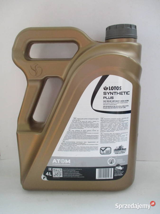 LOTOS 5W40 Syntetic Plus 4L Sklep ŁódźBałuty
