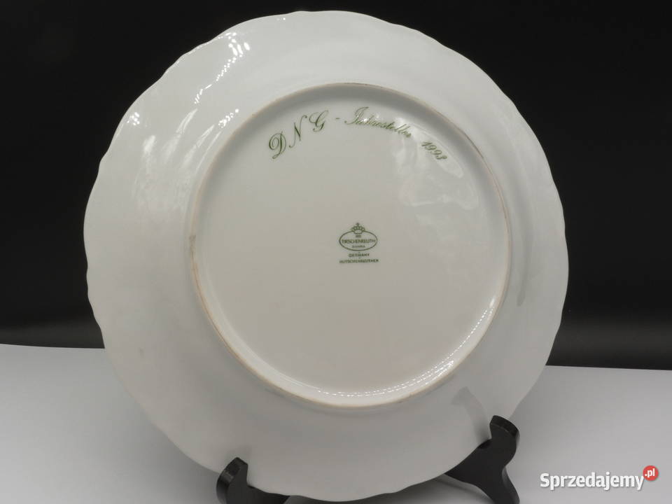 Porcelanowy talerz bożonarodzeniowy Raszków