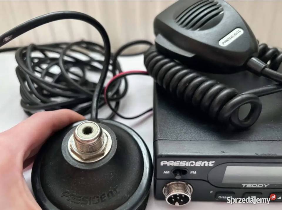 Zestaw CB Radio President Teddy Antena President Elektronika