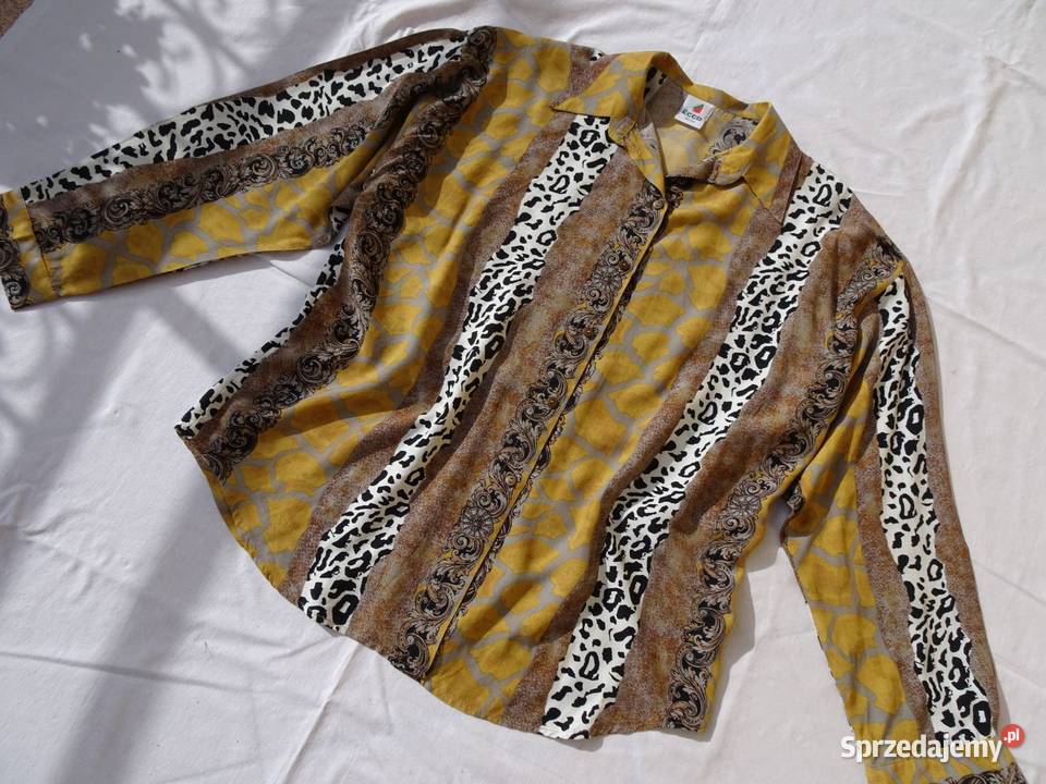 CA ECCO koszula Vintage wiskoza 44 46 48 małopolskie Nowy Sącz