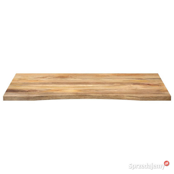 Blat biurka z wycięciem 100x80x25 surowe drewno Meble Warszawa sprzedam