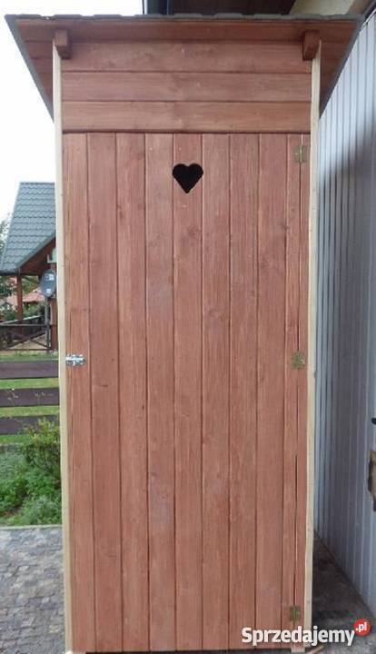 Toaleta drewniana WC Kibel na budowędziałkę Malawa