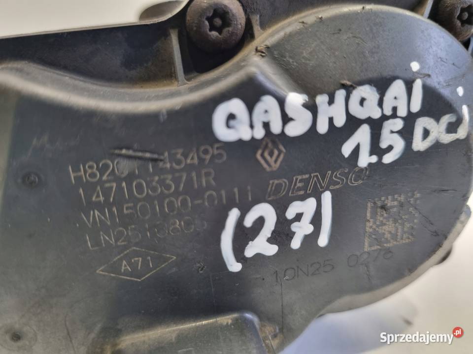 Nissan Qashqai II J11 15 DCI ZAWÓR EGR lubelskie Chełm sprzedam