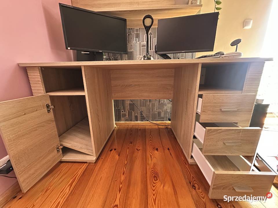 Biurko jasne drewno Bełchatów