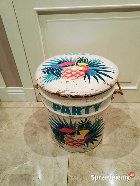 Puf metalowy party smukee niepowtarzalny design