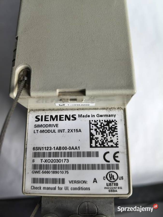 dwuosiowy moduł mocy Siemens SIMODRIVE 611 Bolesławiec sprzedam