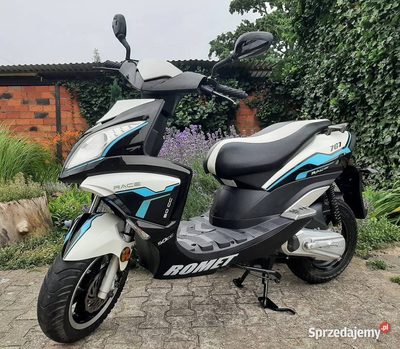 Zadbany Skuter Romet 767 50ccm 2t 2014r 1wł 9010 Romet Tuczno sprzedam