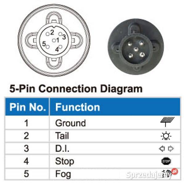 Lampa tylna zespolona LED lewa SMART 12V Oświetlenie Kamionna