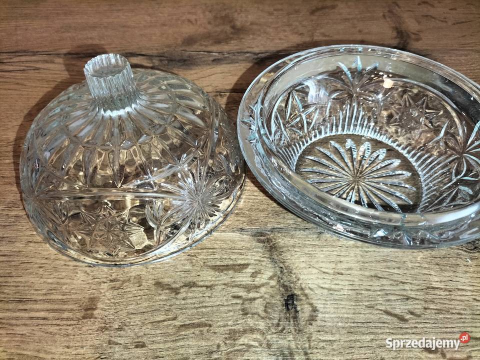 ORYGINALNA PIĘKNA ZABYTKOWA KRYSZTAŁOWA Wrocław