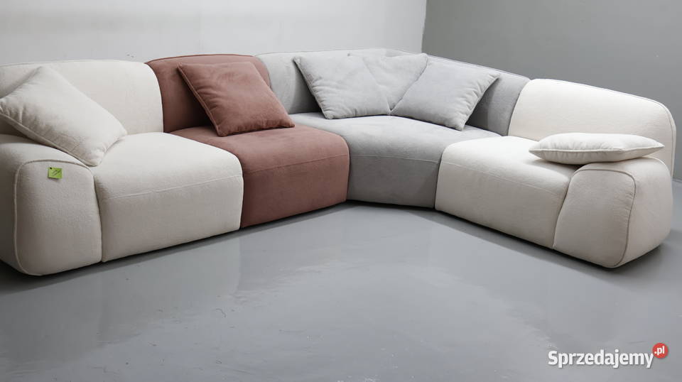 TDŁ PUZZLE nowoczesny narożnik MODUŁOWE sofy 340cm