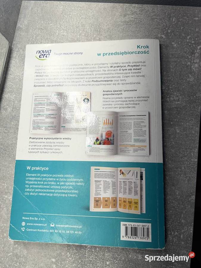 Krok w przedsiębiorczość podręcznik Nowa Era podkarpackie Jasło