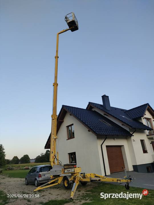 Omme 1650 ebz podnośnik zwyżka przyczepa Rok produkcji 1999 Dźwigi, podnośniki