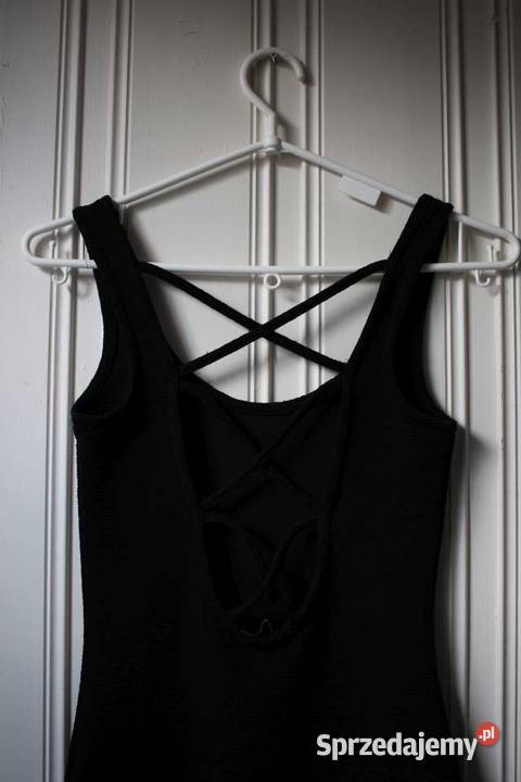 Czarna sukienka Terranova xs 34 bandażowa Terranova Toruń