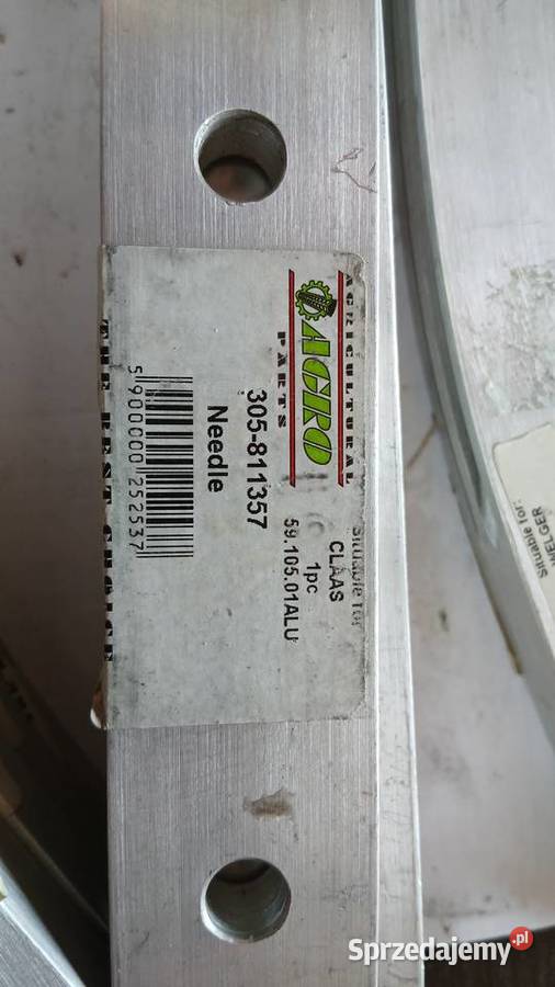 Iglica aluminiowa Claas Markant 41 Radomsko