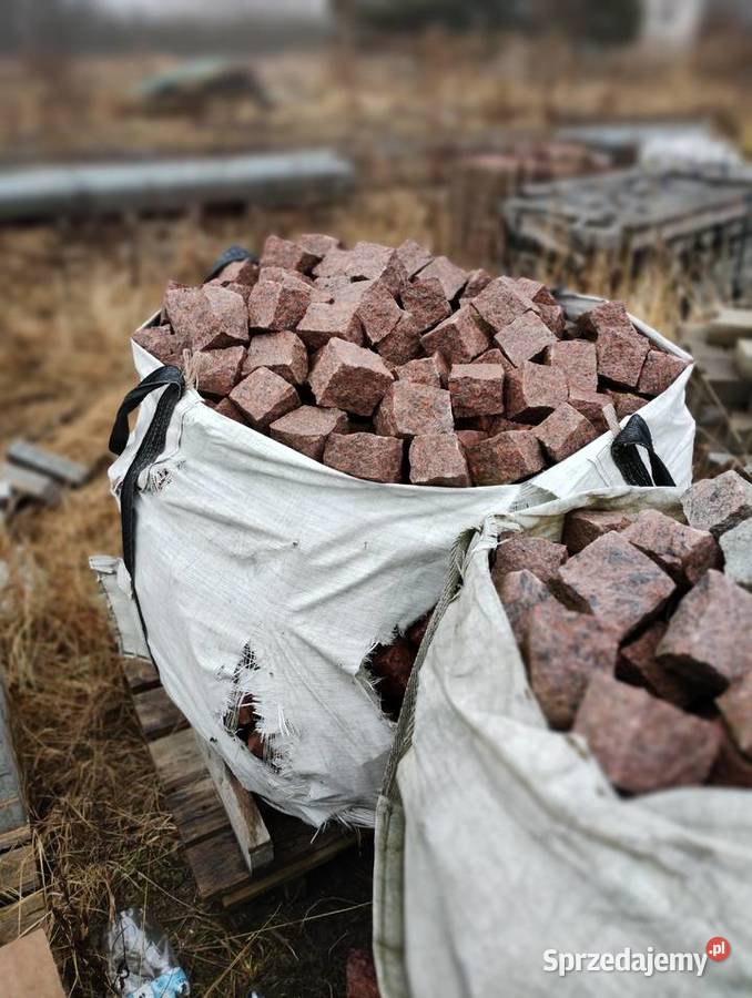 Kostka granitowa czerwona Łódź