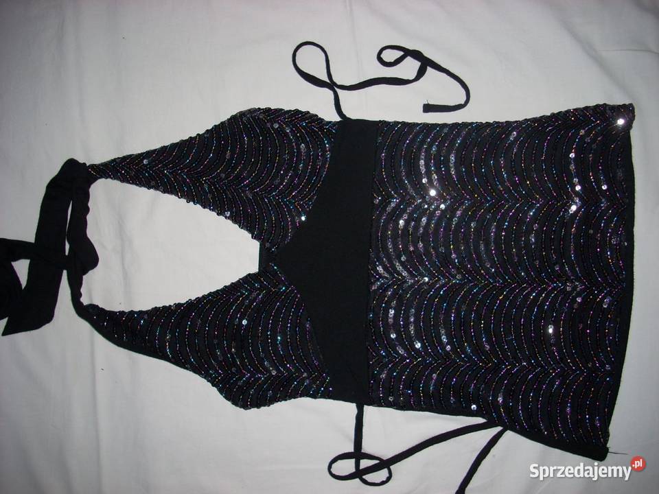 Wizytowa czarna bluzka Top 34 36 Rozmiar 36(S) Nowy Sącz