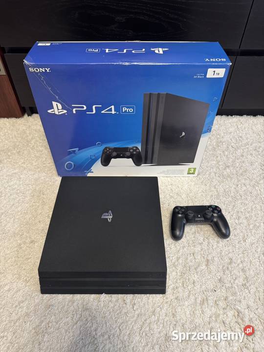 4 Pro 1TB Jet Black 2 pady gry stacja ładowania Konsole i automaty Warszawa