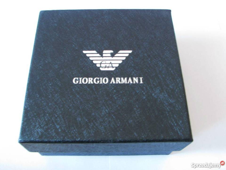 Giorgio Armani skórzany pasek klamra automat Uniseks lubuskie Gubin