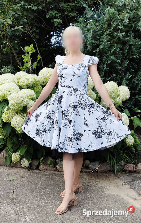 Sukienka retro Hearts Roses plus size 46 3XL Szczecin