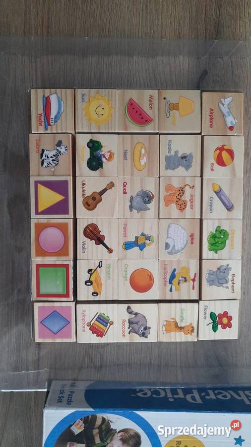 Klocki drewniane Fisher Little people