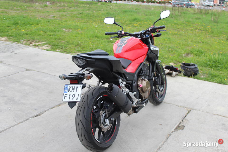 Honda CB 500 FA 2016 ABS A2 ALARM Wydech IXIL 11760km Myślenice sprzedam