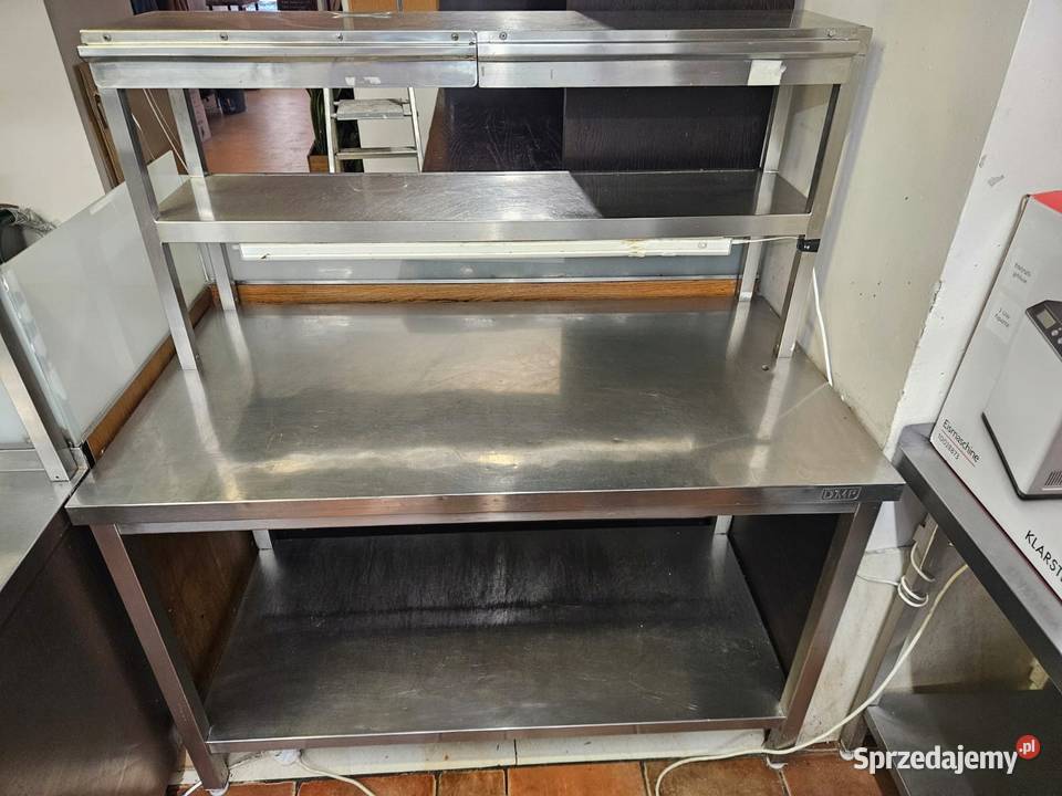Stół gastronomiczny 130 x 70 z nadstawką DORA