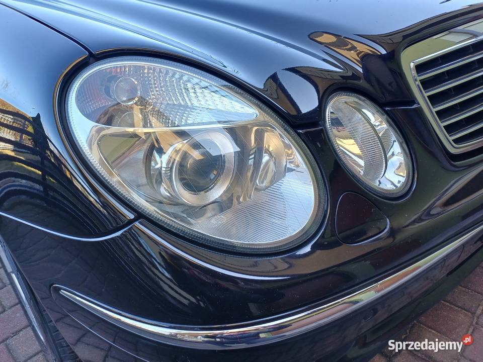 Bezwypadkowy zadbany Mercedes w211 Avantgarde 27 elektryczne lusterka Sieradz