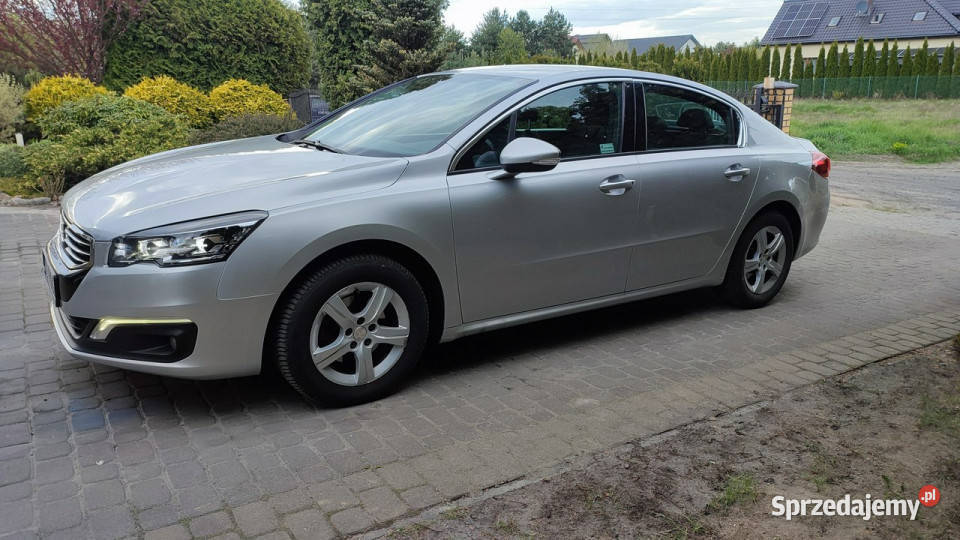 Peugeot 508 zadbany krajowy serwis ASO faktura światła LED 508 Łochowo