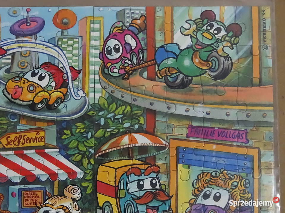 Kolekcjonerskie Puzzle Kinder Niespodzianka 1999 Dla Dziecka Biłgoraj sprzedam