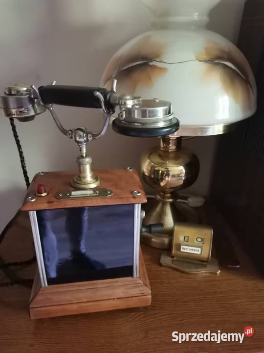 Stary telefon na korbke z lat 30 tych Art Deco Kraków sprzedam