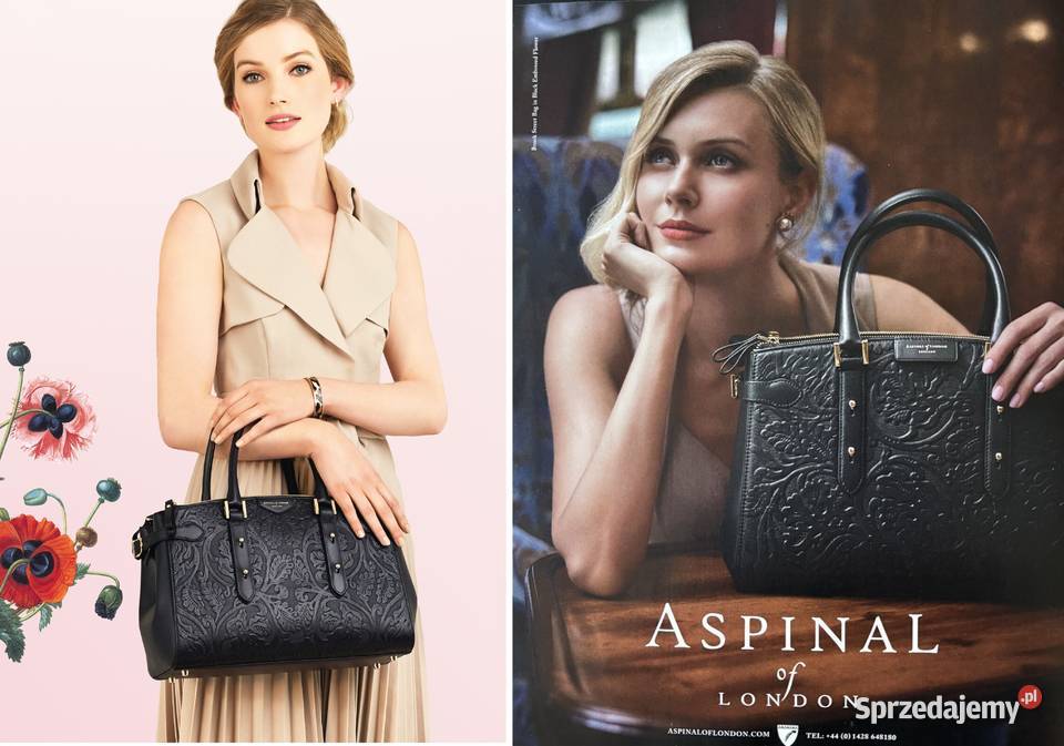 Aspinal of London Brook Street Bag czarna Lublin sprzedam