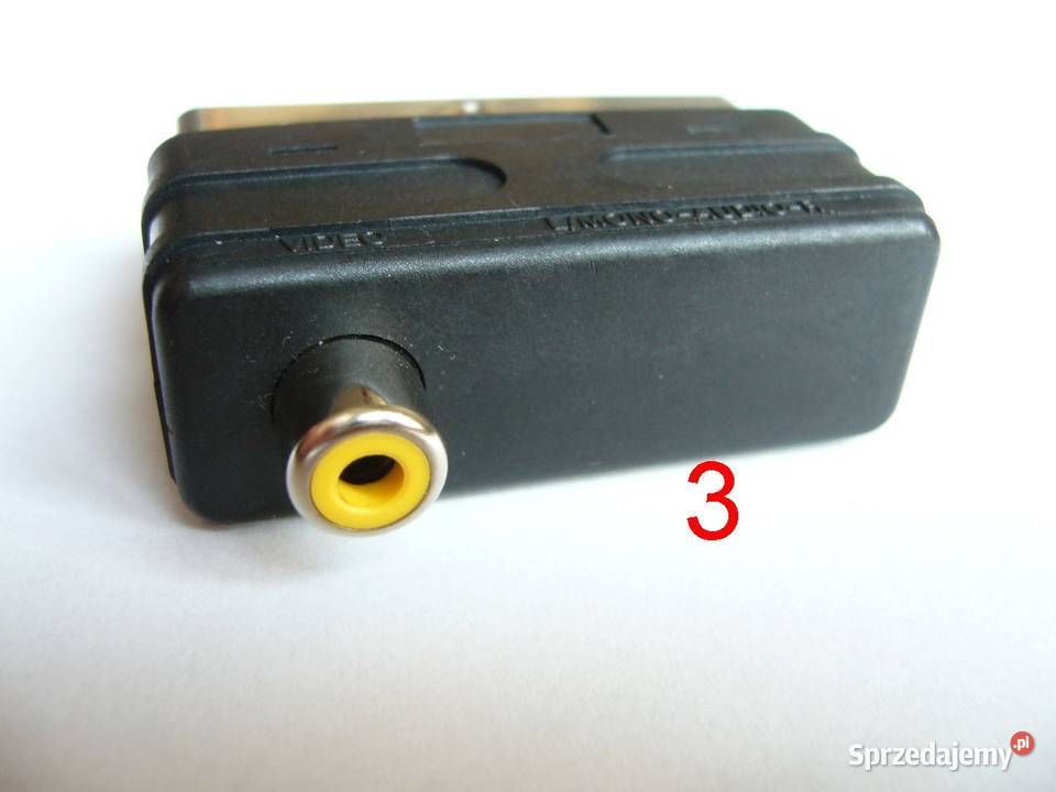 Przejściówka EURO SCART RCA CINCH Warszawa