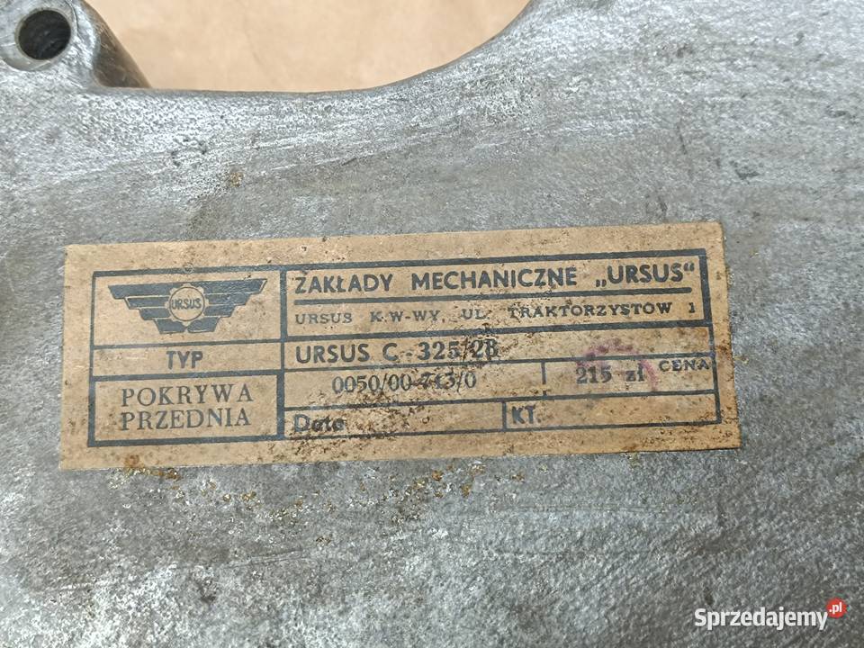 NOWA CUDO Pokrywa rozrządu silnika silnik Ursus śląskie Krzepice