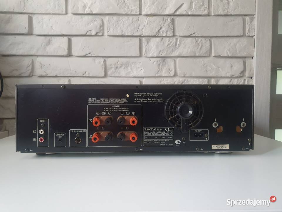 Wzmacniacz końcówka mocy stereo TECHNICS SEA800S pomorskie