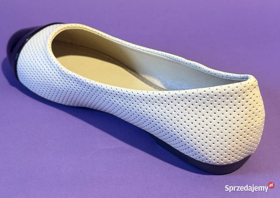 Beżowe baleriny połysk rozmiar 37 BAL9 mazowieckie Żyrardów