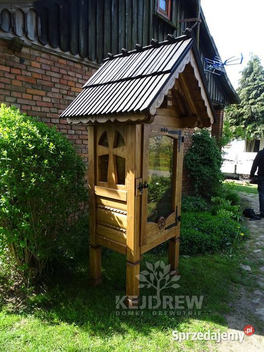 Kapliczka ogrodowa kapliczka drewniana kapliczka Piła Pierwsza
