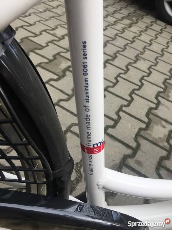 Rower miejski MAXIM 2818 MC 163 biały ideał Bytom sprzedam