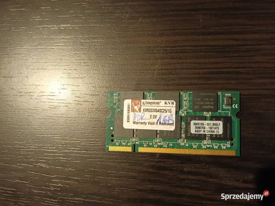 DDR1 kingston1GB IBM/Lenovo sprzedam