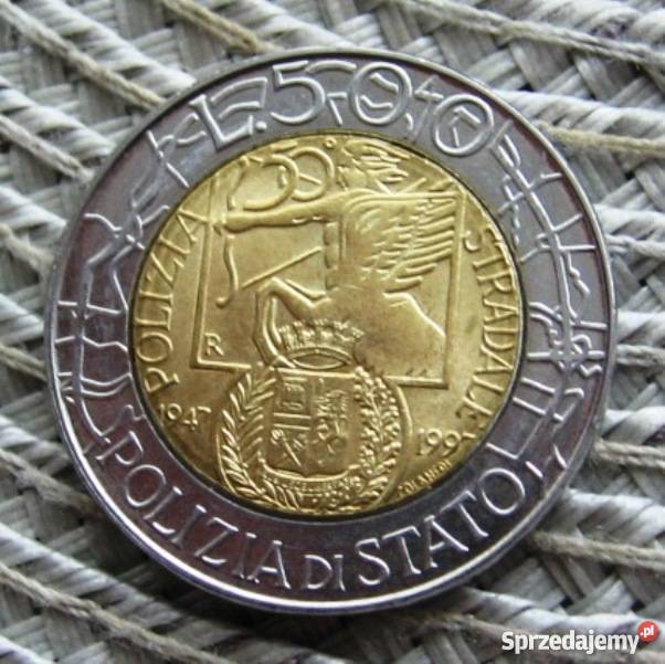 Włochy 500 Lirów 1997r Kalisz sprzedam