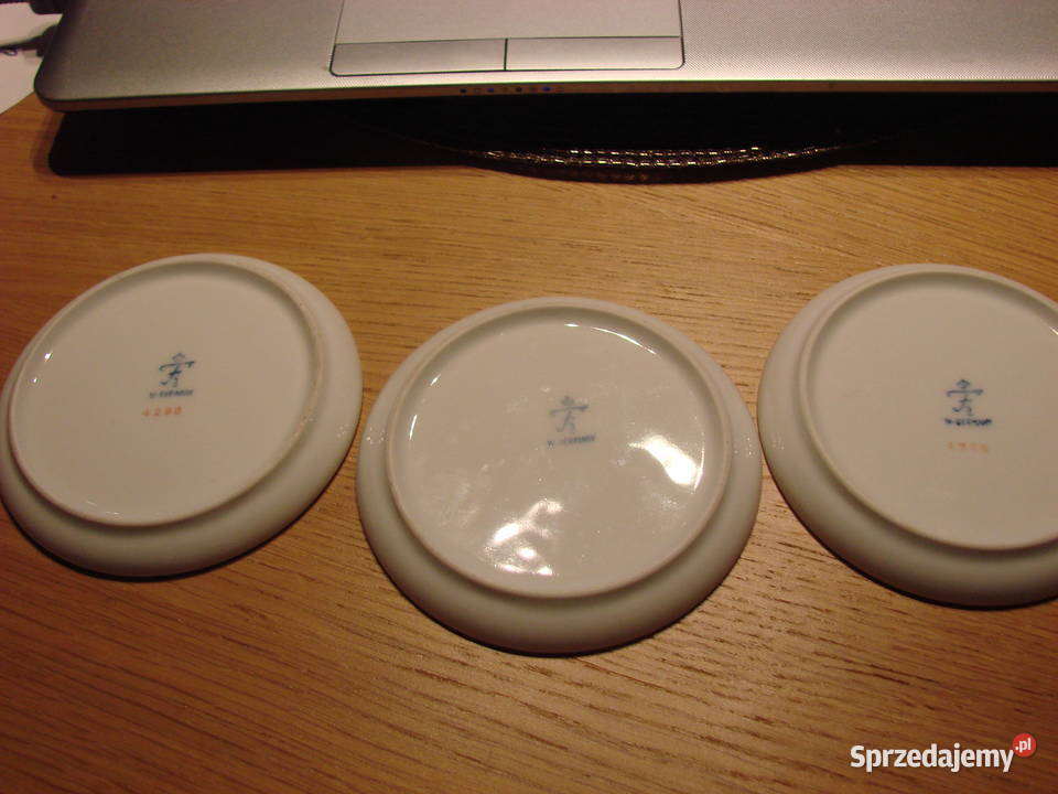 Deutsches Reich porcelanowy talerzyk Pruszcz Gdański