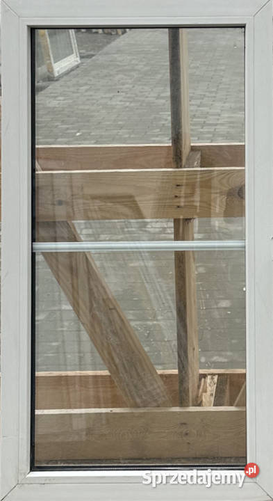 OKNA KacprzaK Witryna 53X98 FIX Używany PCV Okna ścienne Lublin
