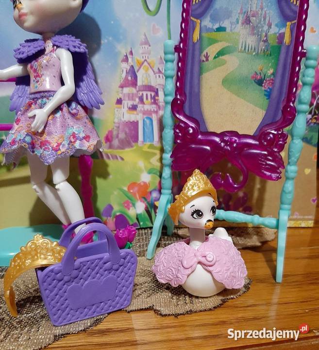 Lalka Enchantimals Sarely Swan z pupilem i Zabrzeg