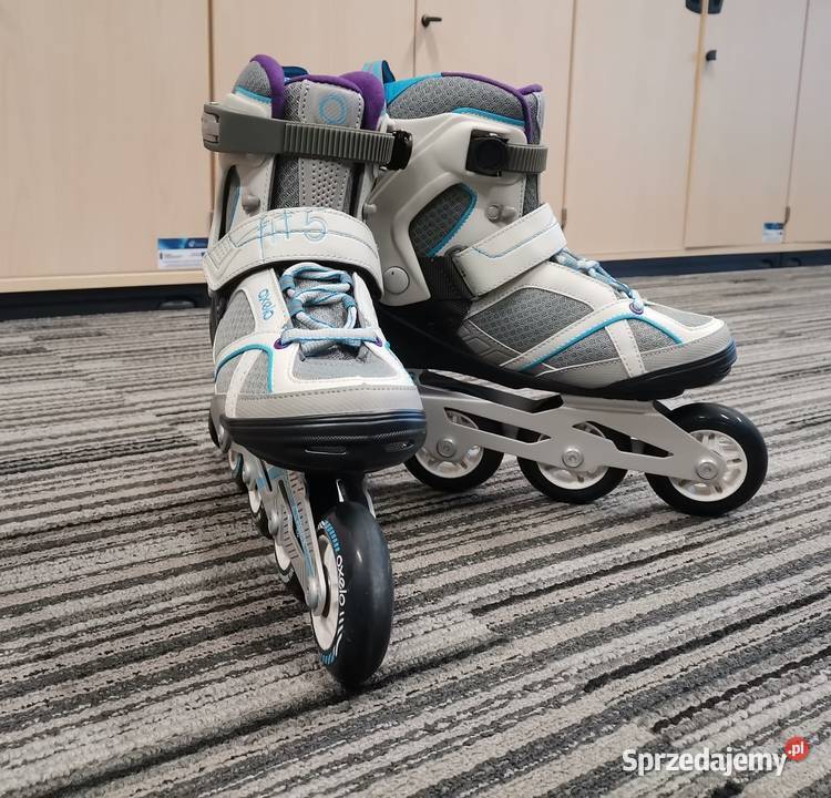 Rolki damskie fitness Oxelo FIT5 37 stan idealny Kielce sprzedam