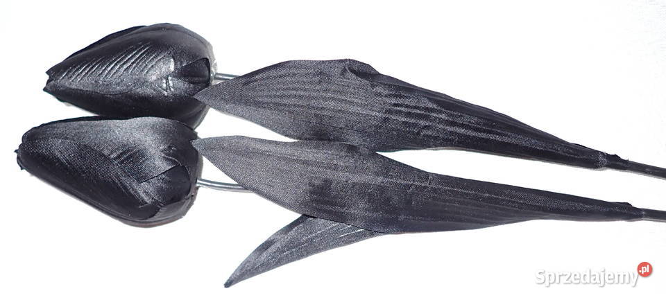 Tulipan czarny sztuczny Długi okazały 52 Siewierz